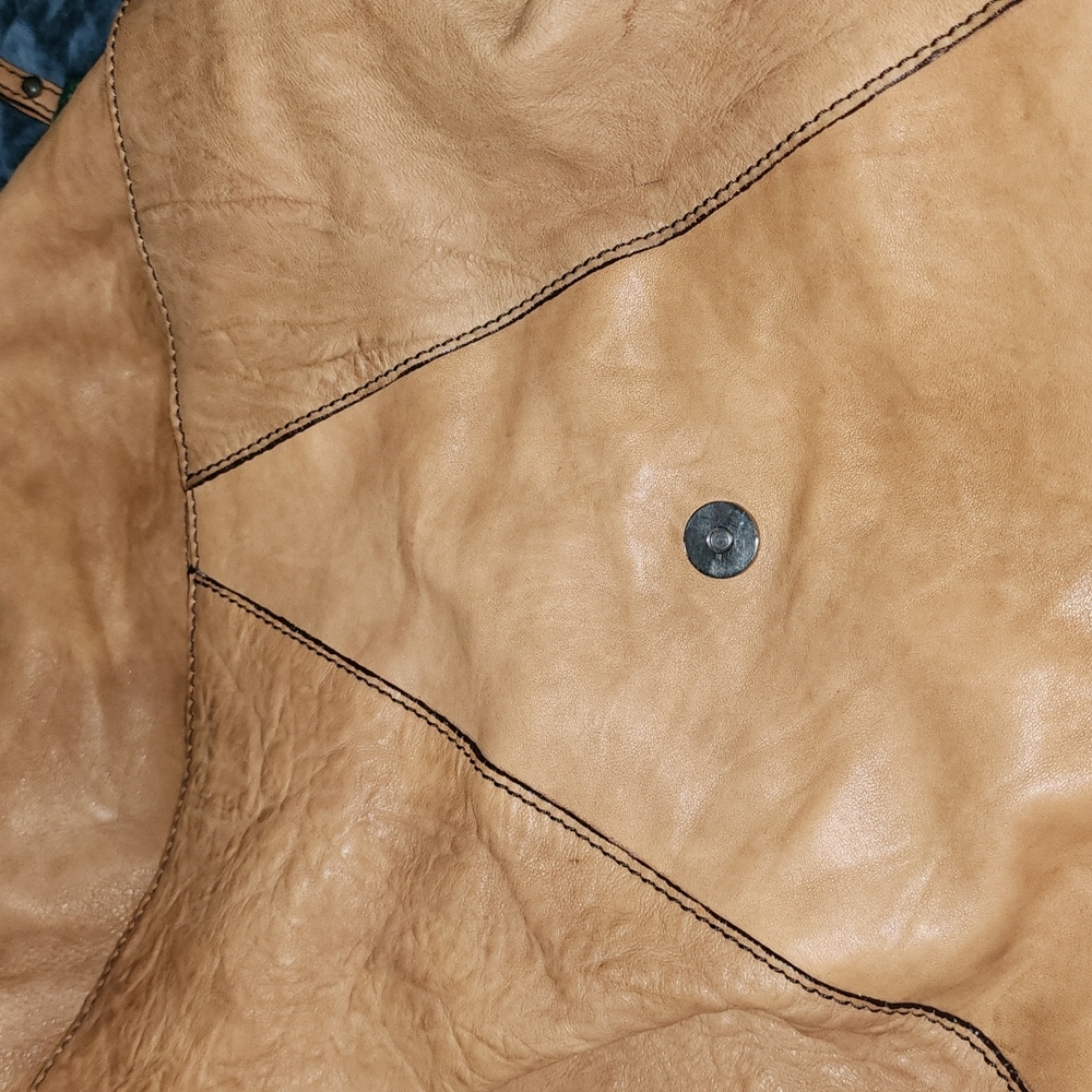 Leather boho bag - Picture 2 of 3